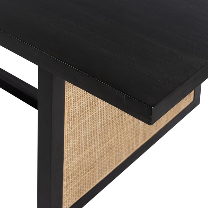 Dennis Woven Rectangle Dining Table - Image 6